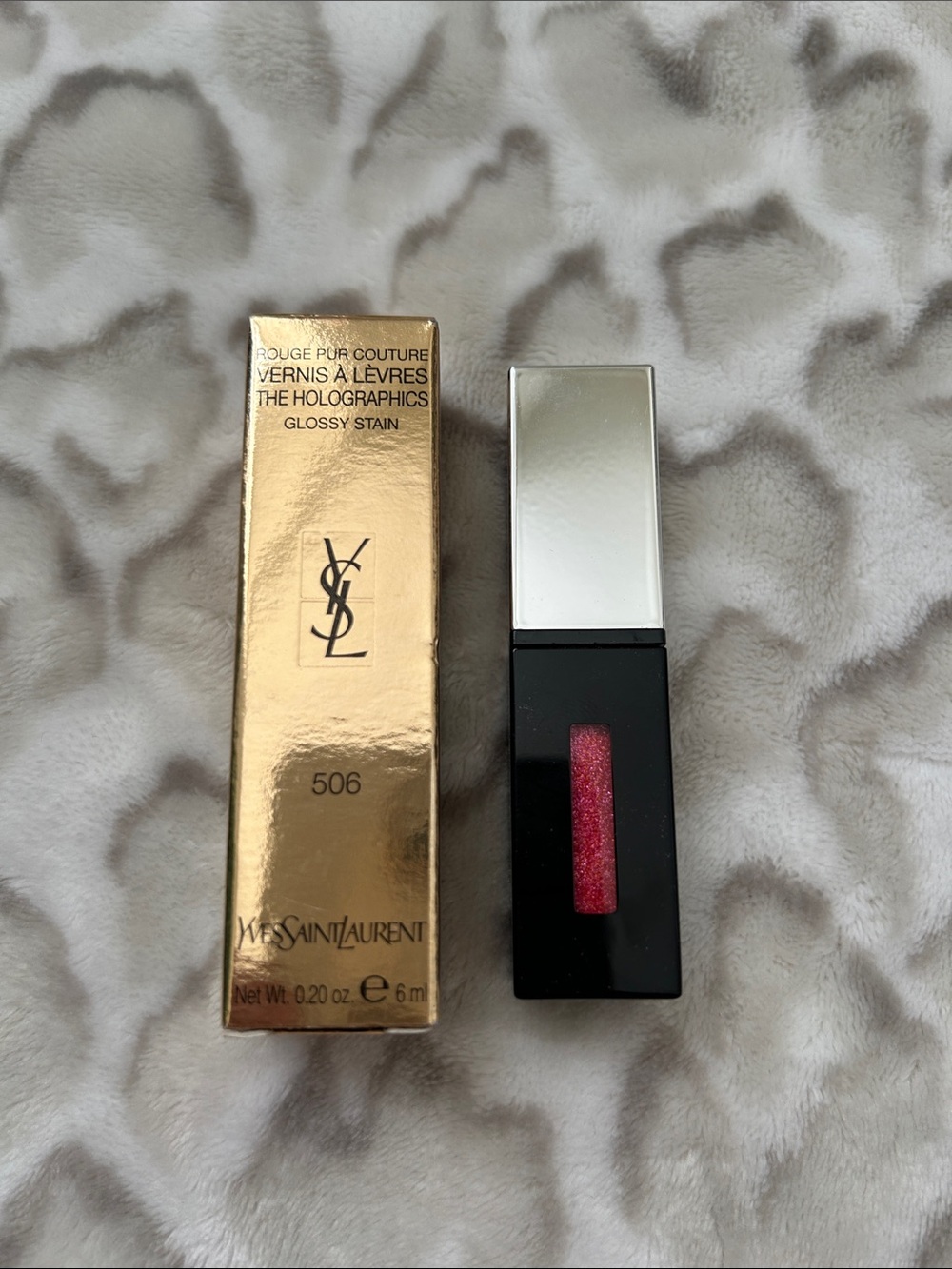 Yves Saint Laurent Glossy Stain Lip Lacquer - Shimmery Pink